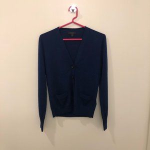 J.Crew | Navy Merino Wool Cardigan